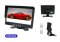 (1) Zestaw Monitor LCD 7" z obsługa do 2 kamer 4PIN 12V 24V 2 Samochodowe kamery cofania oraz 2 kable 4PIN o długości 10m - NVOX HM742-GDB2094-4PIN10m